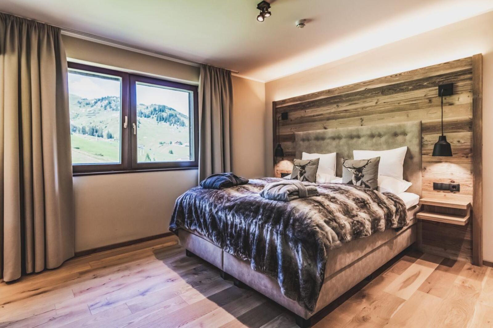 Alpenparks Hotel & Apartment Arlberg Warth Mit Pool Exterior foto