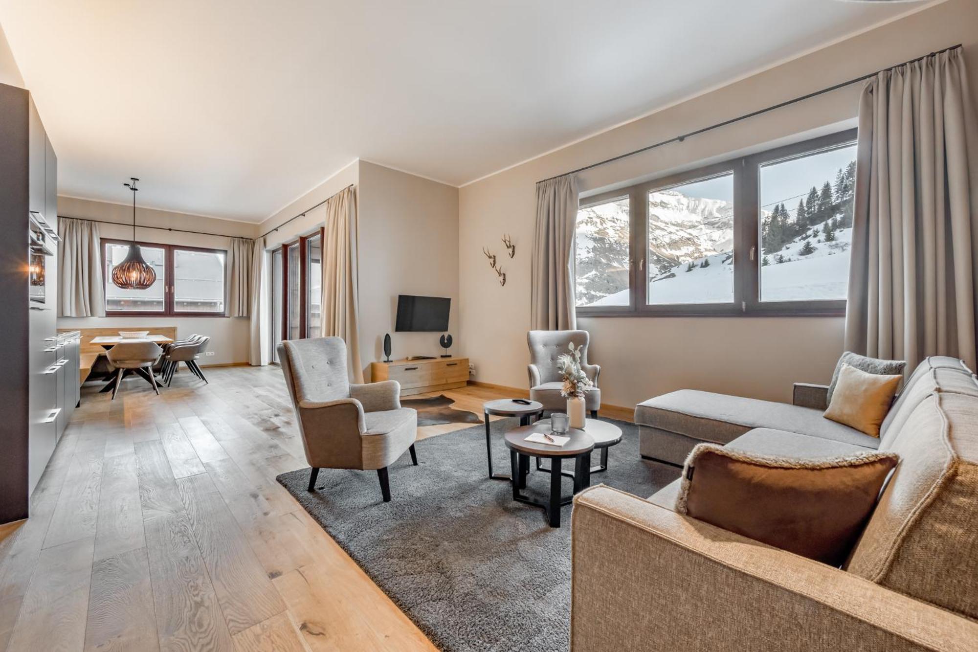 Alpenparks Hotel & Apartment Arlberg Warth Mit Pool Exterior foto